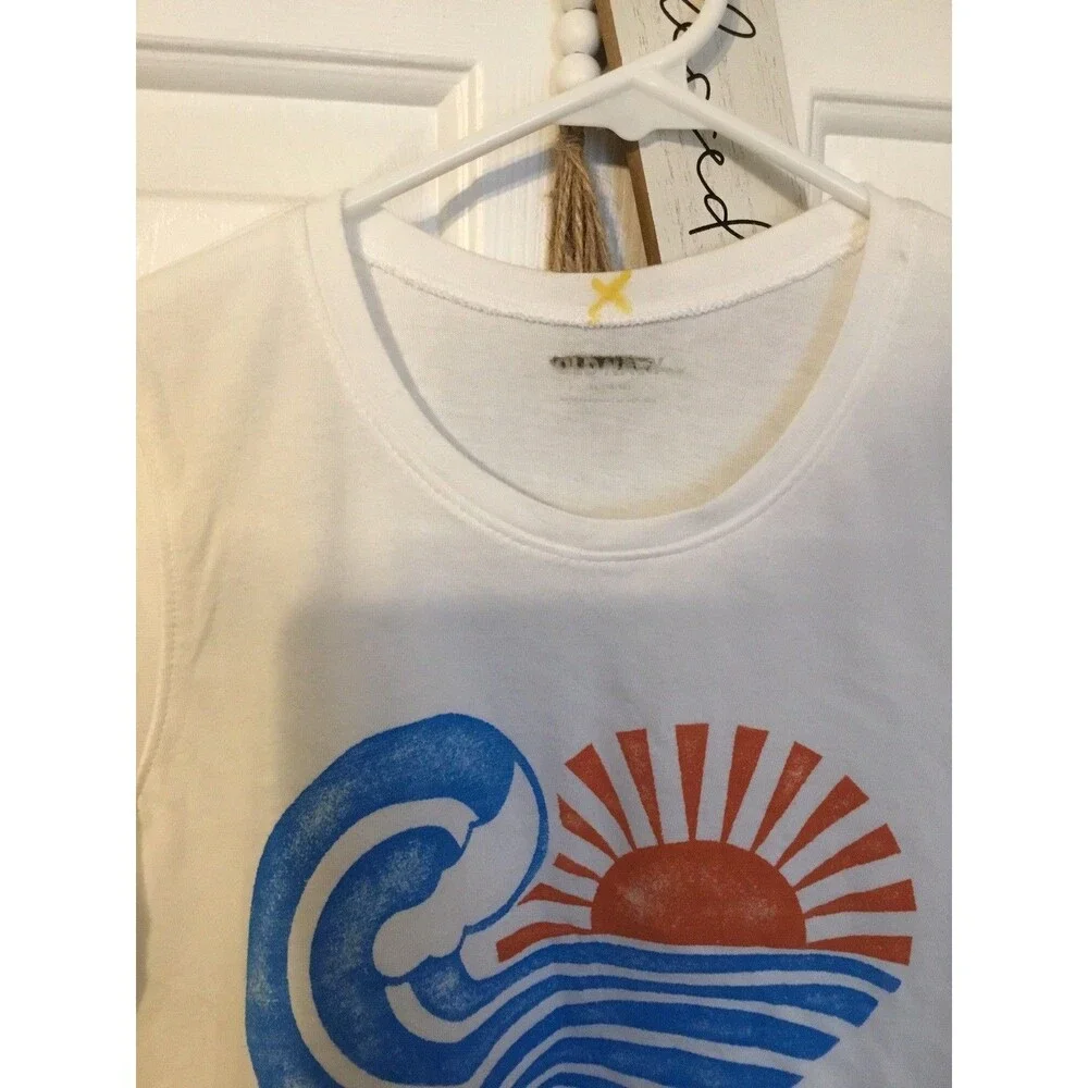 Old Navy Girls Youth Sz 14-16 Sleeveless T-Shirt Casual Pull Over Cotton Stretch